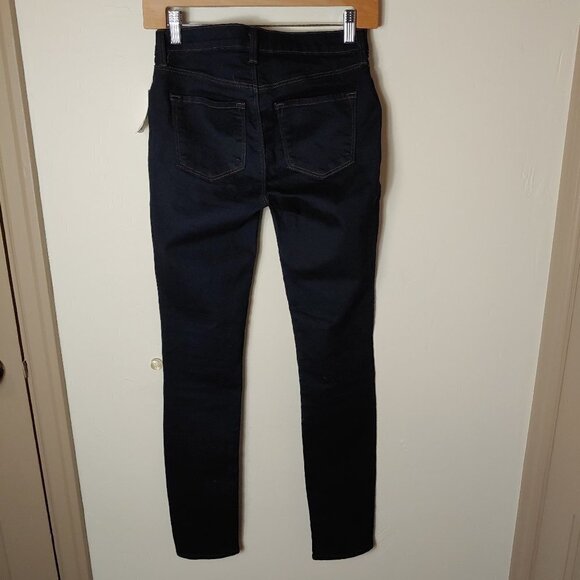 NWT J Brand Jeans Mama Maternity Jeans Fleeting Side Panel J Skinny Dark Blue - Picture 5 of 7